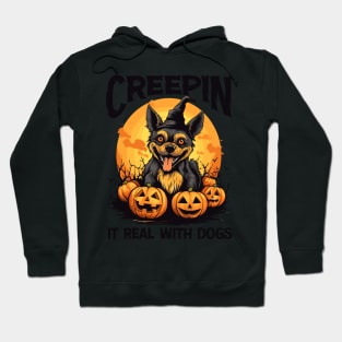 Creepin' It Real with Dog Witches Hoodie